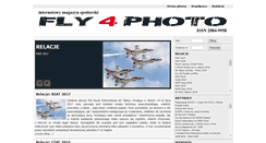 Desktop Screenshot of fly4photo.pl